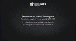 Desktop Screenshot of primeiroestilo.com