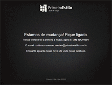 Tablet Screenshot of primeiroestilo.com